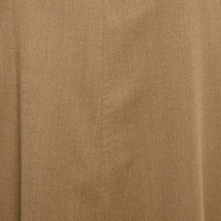 Pre Owned Weekend Max Mara Brown Wool Short Dress M