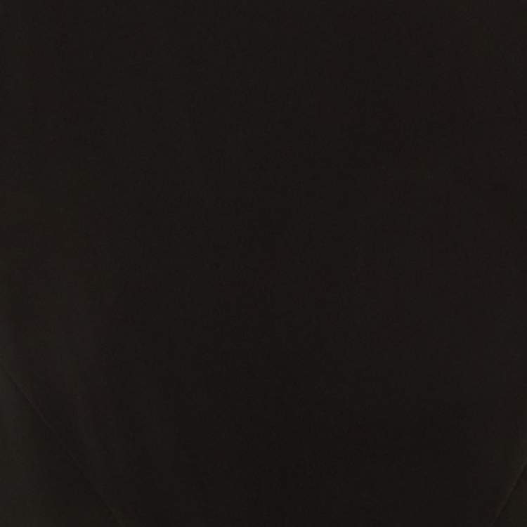 Pre Owned  Weekend Max Mara Black Crepe Midi Dress L