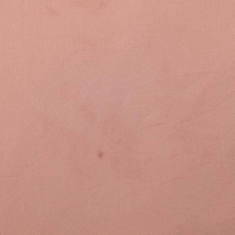 Pre Owned Weekend Max Mara Nude Pink Satin Belted Midi Skirt M