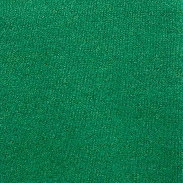 Pre Owned Weekend Max Mara Green Rib Knit Sweater L