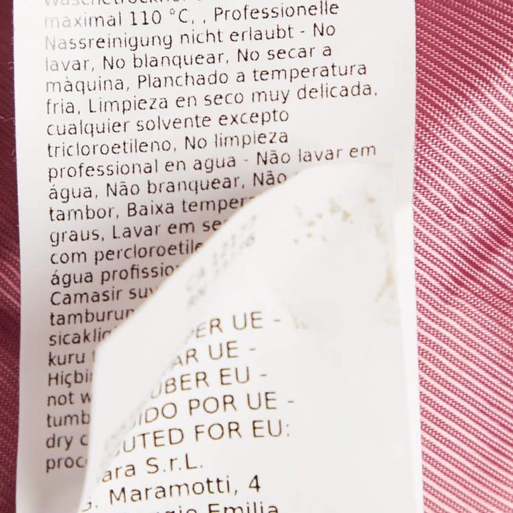 مملوكة مسبقًا Weekend Max Mara Pink Wool Blend Felt Belted Coat S