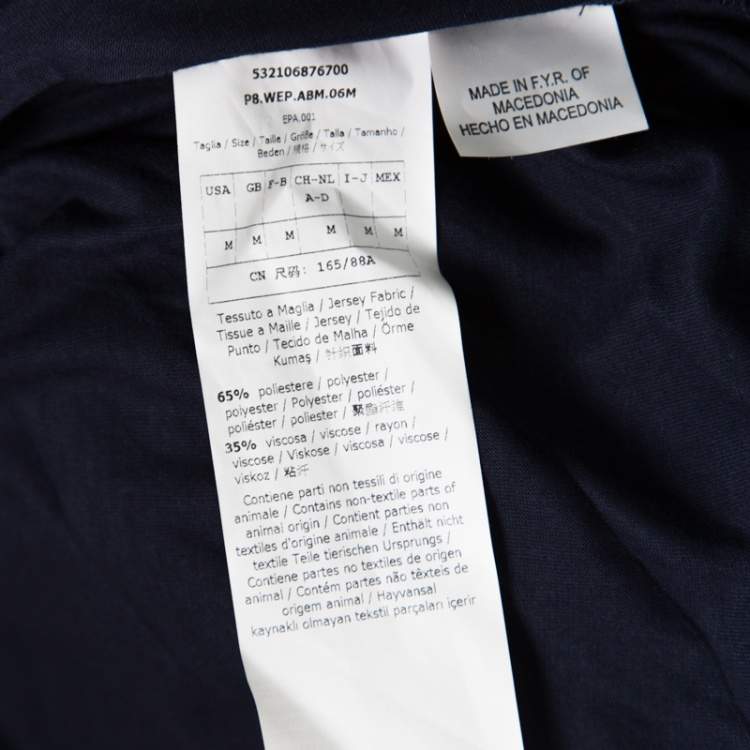 مملوكة مسبقًا Weekend Max Mara Navy Blue Cropped Sweater and Dress Set M
