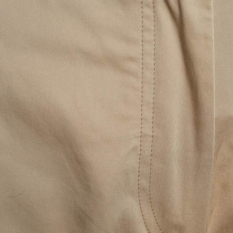 Pre Owned Weekend Max Mara Beige Cotton Chino Trousers S