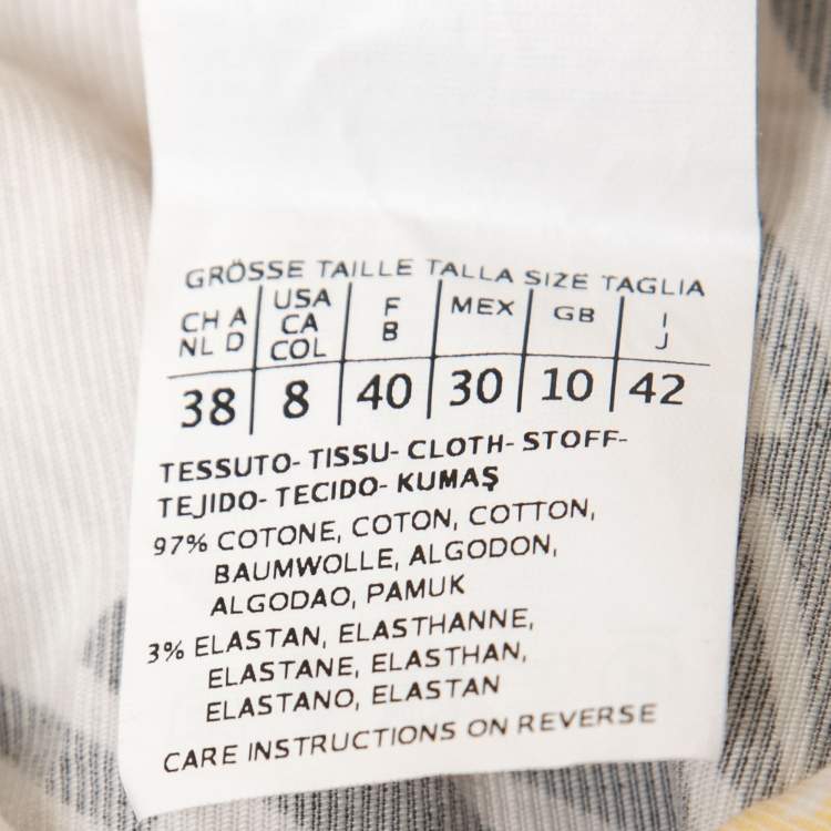 Pre Owned Weekend Max Mara Multicolor Printed Cotton A Line Skirt M