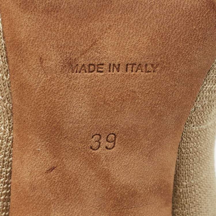 Pre Owned Yeezy Beige Knit Fabric Season 2 Sock Boots Size 39
