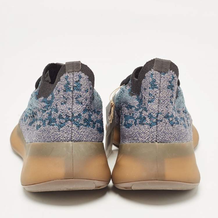 Pre Owned Yeezy x Adidas Blue Knit Fabric Boost 380 Covellite Sneakers Size 39 1/3