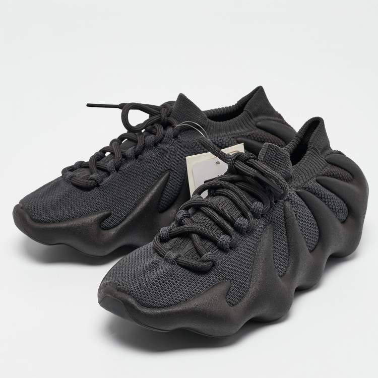 Pre Owned Yeezy x Adidas Grey Knit Fabric Yeezy 450 'Stone Teal' Sneakers Size 37 2/3