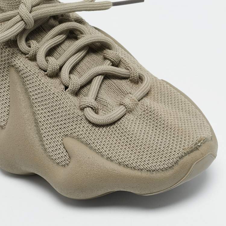 مملوكة مسبقًا Yeezy x Adidas Grey Knit Fabric Yeezy 450 'Stone Teal' Sneakers Size 38 2/3