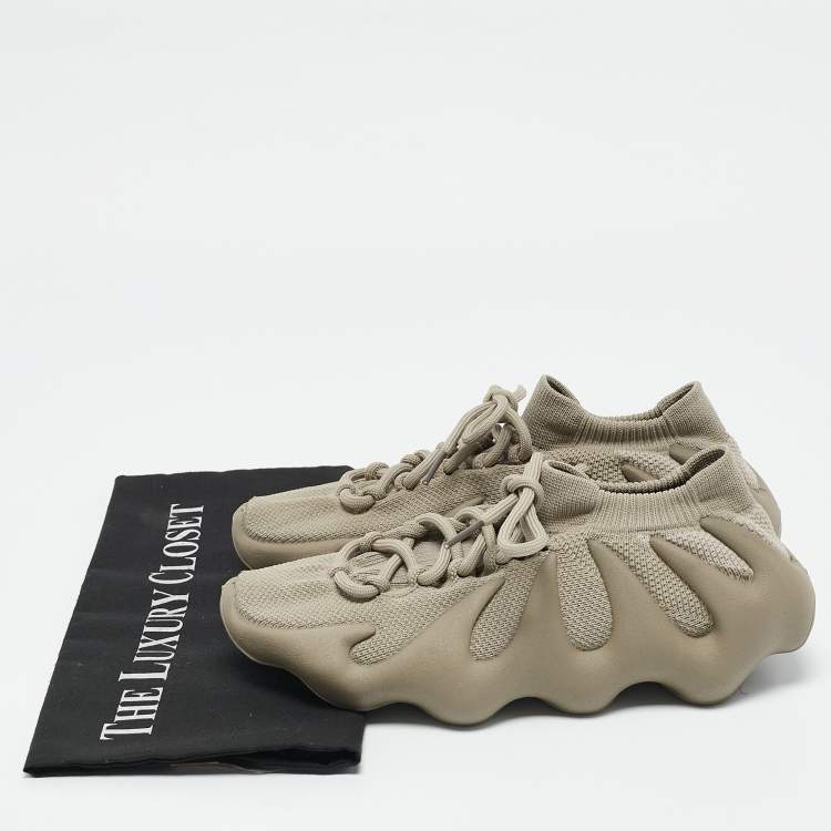 مملوكة مسبقًا Yeezy x Adidas Grey Knit Fabric Yeezy 450 'Stone Teal' Sneakers Size 38 2/3