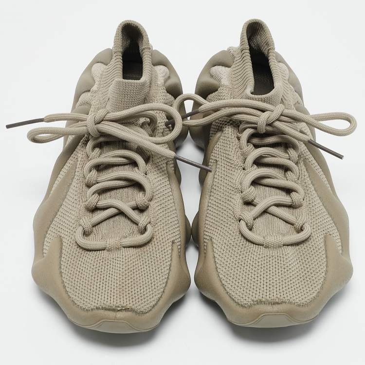 مملوكة مسبقًا Yeezy x Adidas Grey Knit Fabric Yeezy 450 'Stone Teal' Sneakers Size 38 2/3