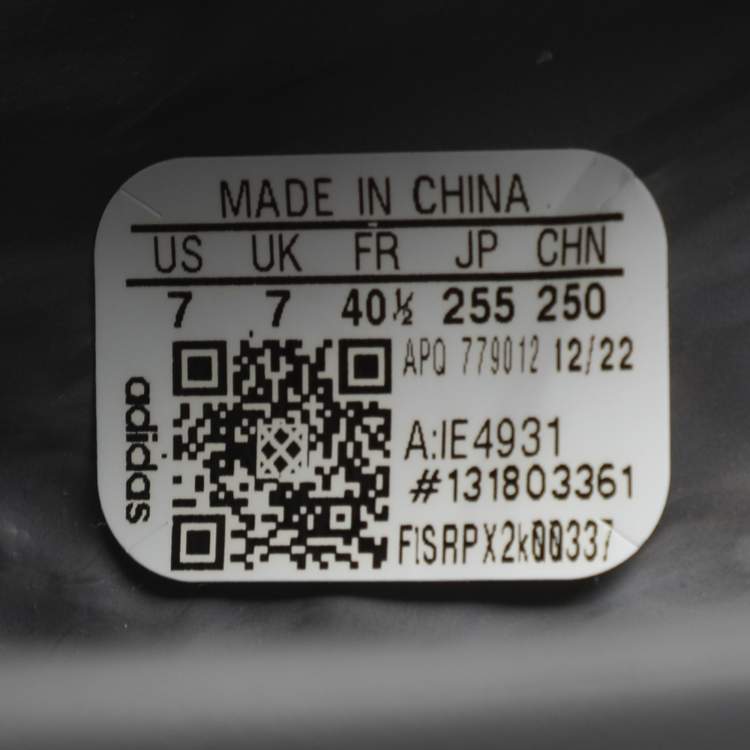 Pre Owned Yeezy x Adidas Grey Rubber Foam RNNR MXT Moon Gray Sneakers Size 40.5