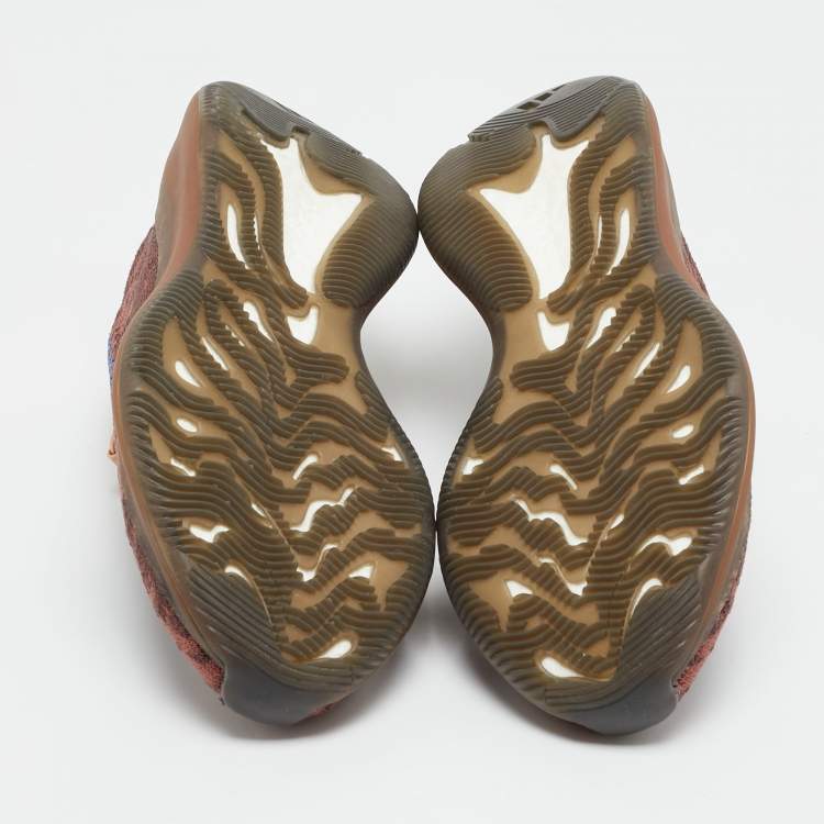 مملوكة مسبقًا Yeezy x Adidas Boost 380 Azure Size 40 Multicolor Knit Fabric Low Top Sneakers