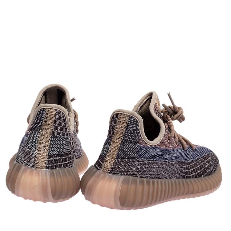 Pre Owned Yeezy x Adidas Yecher Primeknit Boost 350 V2 Fade Sneakers Size FR 36