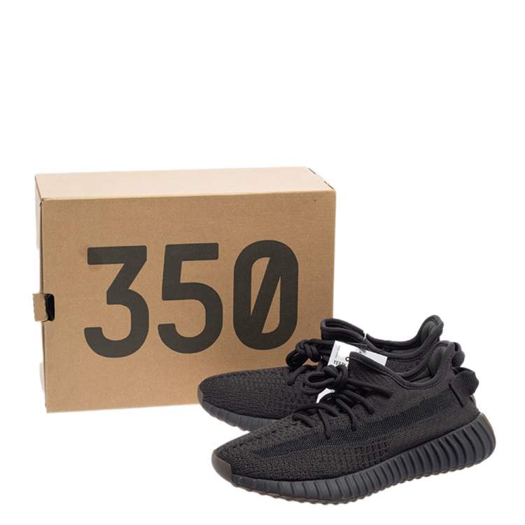 Pre Owned Yeezy x Adidas Cinder Cotton Knit Boost 350 V2 Sneakers Size 38 2/3