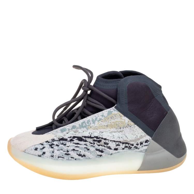 مملوكة مسبقًا Yeezy x adidas Multicolor Fabric QNTM Sea Teal Sneakers Size 40