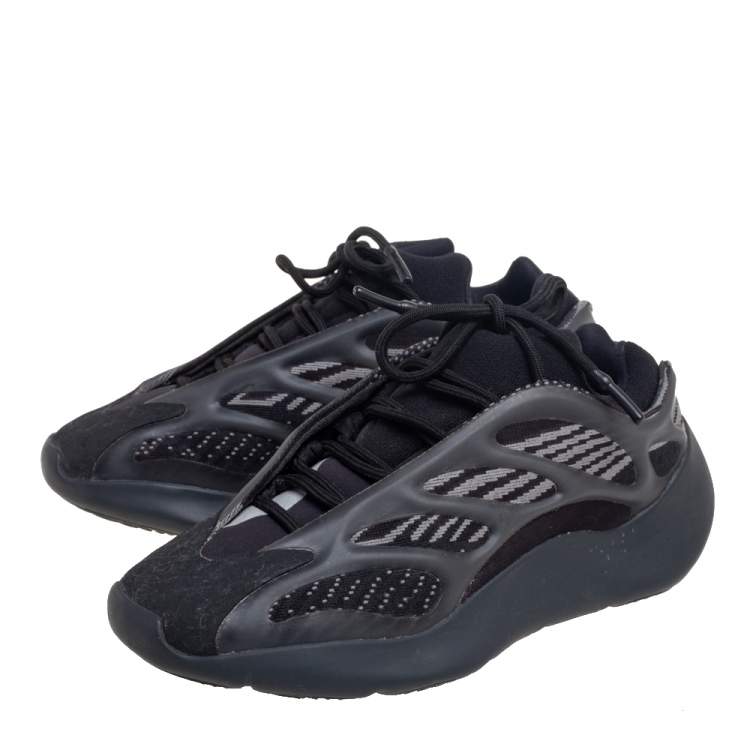 Pre Owned Yeezy x adidas Black Mesh And Knit Fabric Yeezy 700 V3 Alvah Sneakers Size 38 2/3
