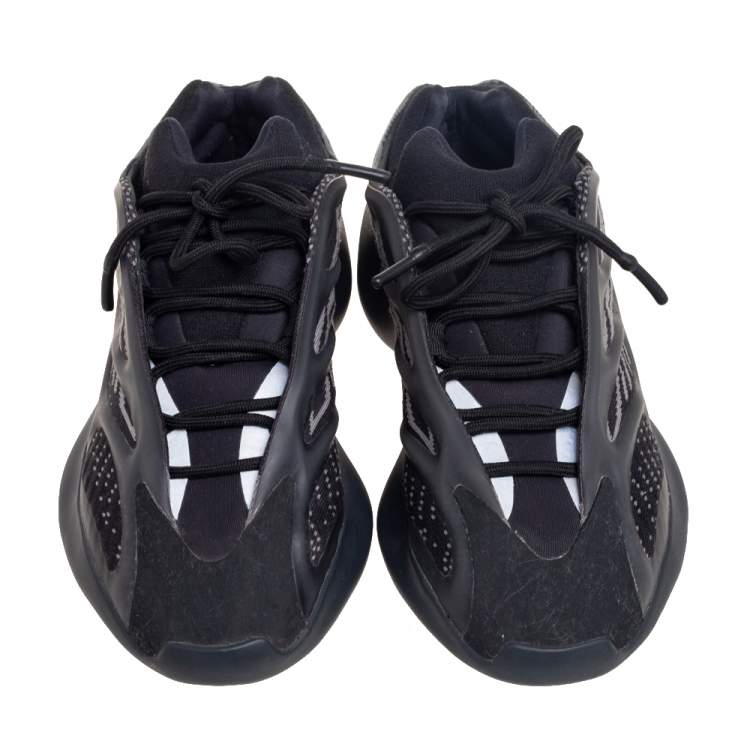 Pre Owned Yeezy x adidas Black Mesh And Knit Fabric Yeezy 700 V3 Alvah Sneakers Size 38 2/3