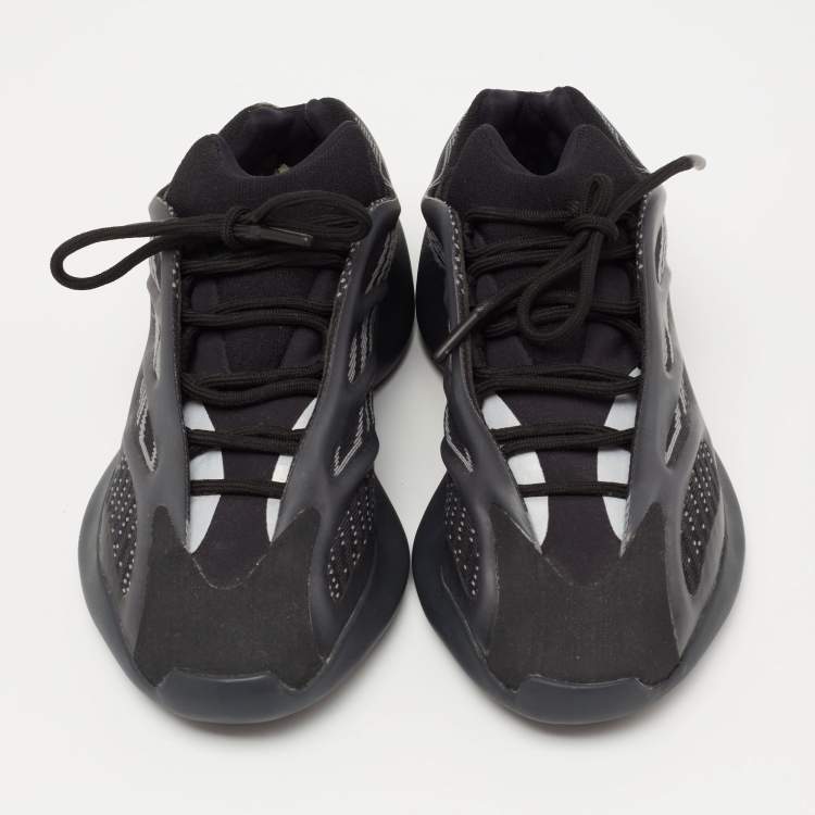 Pre Owned Yeezy x Adidas Black Mesh And Knit Fabric Yeezy 700 V3 Alvah Sneakers Size 38 2/3