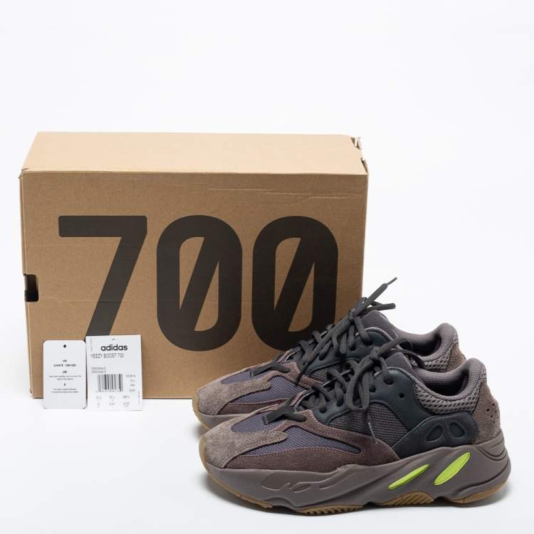 مملوكة مسبقًا Yeezy x Adidas Multicolor Suede And Mesh Yeezy 700  Sneakers Size 38 2/3