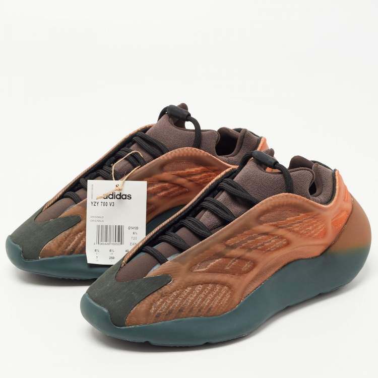 Yeezy x Orange Fabric and Fabric Yeezy 700 V3 Copper Sneakers Size Yeezy x Adidas | TLC