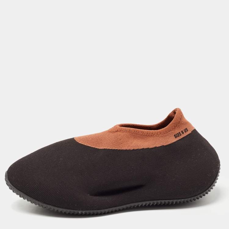 Yeezy x Adidas Black/Brown Knit Fabric Stone Carbon Size 38 2/3 x | TLC