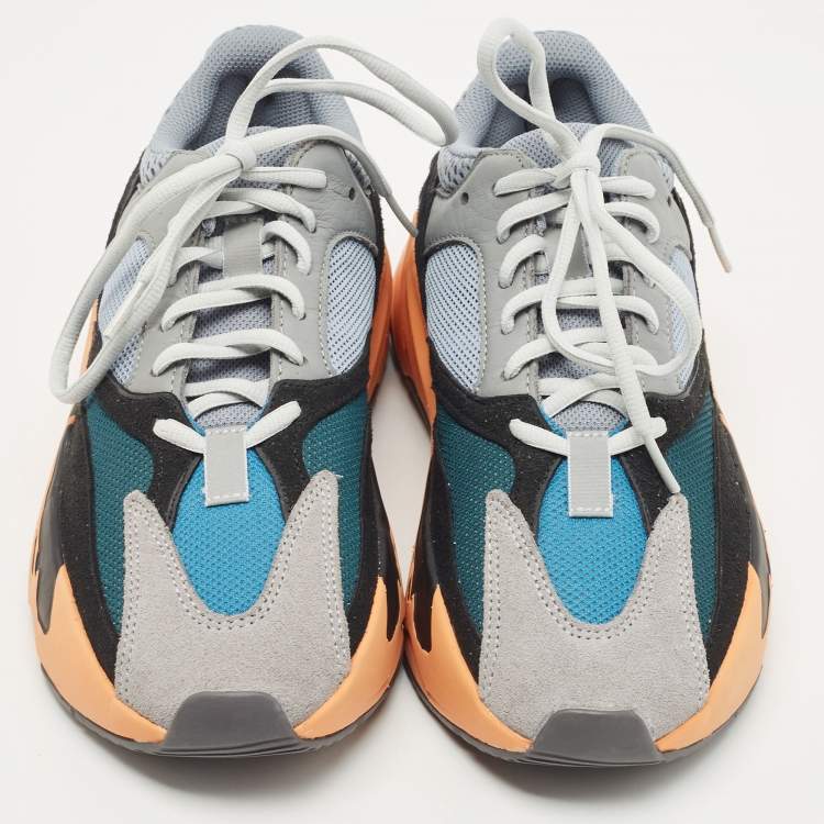 Pre Owned Yeezy x Adidas Multicolor Mesh and Fabric Boost 700 Sneakers Size 40 2/3