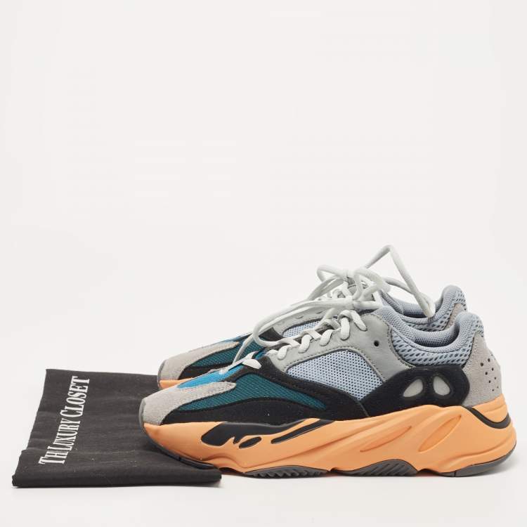 Pre Owned Yeezy x Adidas Multicolor Mesh and Fabric Boost 700 Sneakers Size 40 2/3