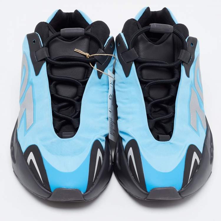 مملوكة مسبقًا Yeezy x Adidas Blue Nylon Boost 700 MNVN Bright Cyan Sneakers Size 38 2/3