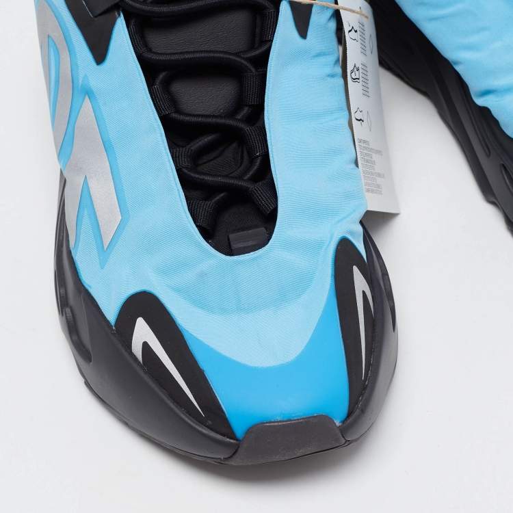 مملوكة مسبقًا Yeezy x Adidas Blue Nylon Boost 700 MNVN Bright Cyan Sneakers Size 38 2/3