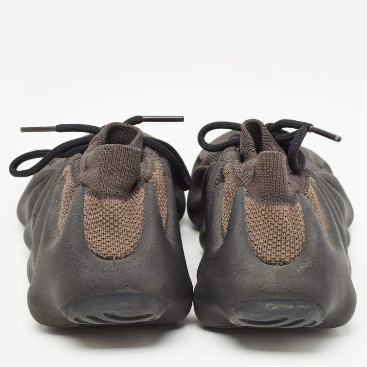 Pre Owned Yeezy Black/Grey Knit Fabric Yeezy 450 Lace Up Sneakers Size 41.5