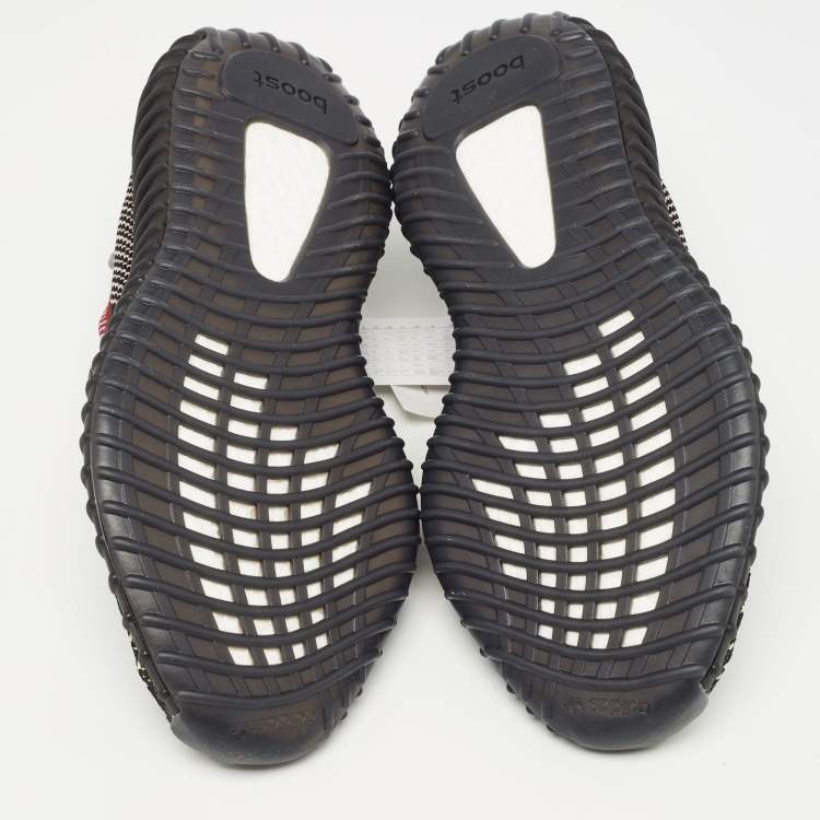 Pre Owned Yeezy x Adidas Multicolor Knit Fabric Boost 350 V2 Yecheil (Non-Reflective) Sneakers Size 40 2/3