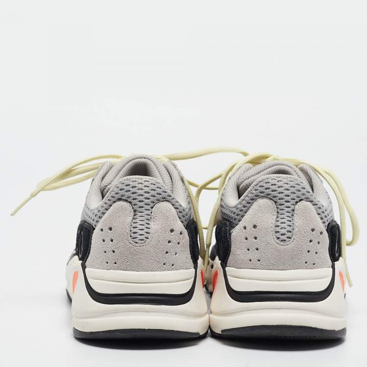 مملوكة مسبقًا Yeezy x Adidas Multicolor Leather and Suede Boost 700 Wave Runner Sneakers Size 39 1/3