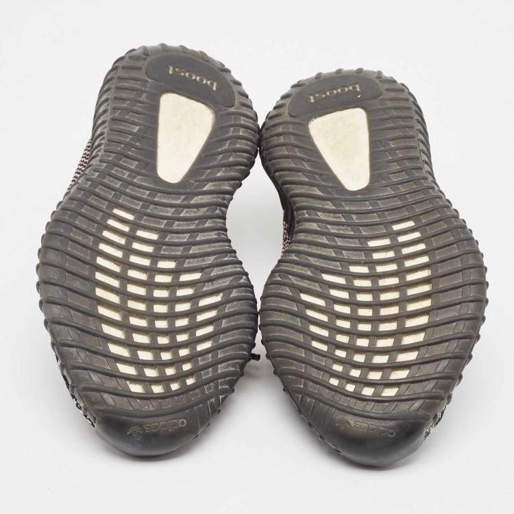 Pre Owned Yeezy x Adidas Multicolor Knit Fabric Boost 350 V2 Yecheil (Non-Reflective) Sneakers Size 38
