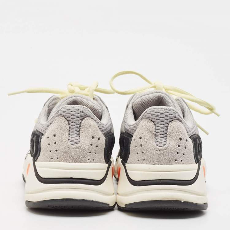 Pre Owned Yeezy x Adidas Multicolor Mesh and Suede Boost 700 Wave Runner Sneakers Size 38 2/3