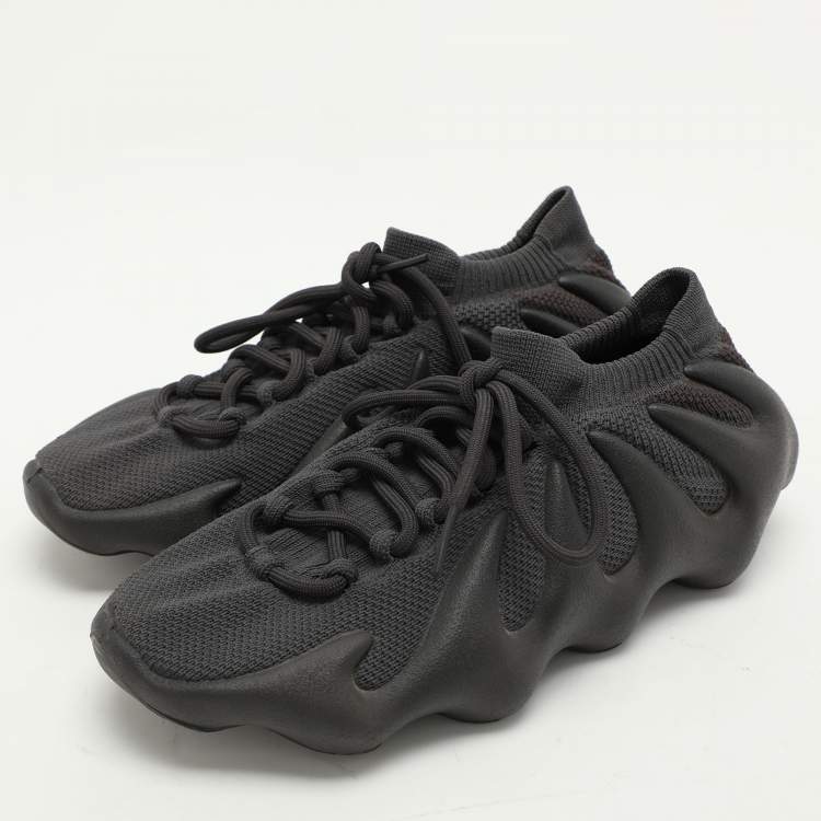 Pre Owned Yeezy x Adidas Grey Knit Fabric Yeezy 450 'Stone Teal' Sneakers Size 38 2/3