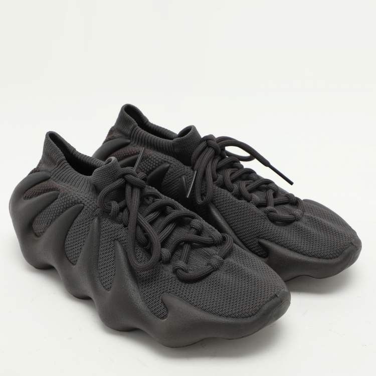 Pre Owned Yeezy x Adidas Grey Knit Fabric Yeezy 450 'Stone Teal' Sneakers Size 38 2/3