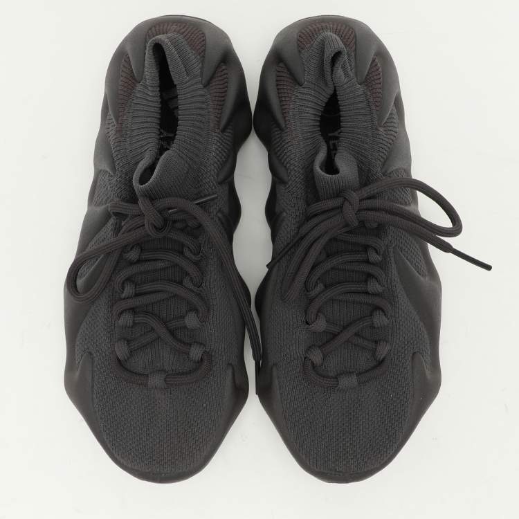 Pre Owned Yeezy x Adidas Grey Knit Fabric Yeezy 450 'Stone Teal' Sneakers Size 38 2/3
