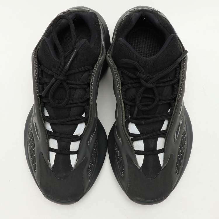 Pre Owned Yeezy x Adidas Black Mesh and Polyurethane Yeezy 700 V3 "Alvah" Low Top Sneakers Size 38