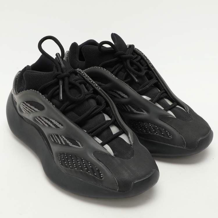 Pre Owned Yeezy x Adidas Black Mesh and Polyurethane Yeezy 700 V3 "Alvah" Low Top Sneakers Size 38