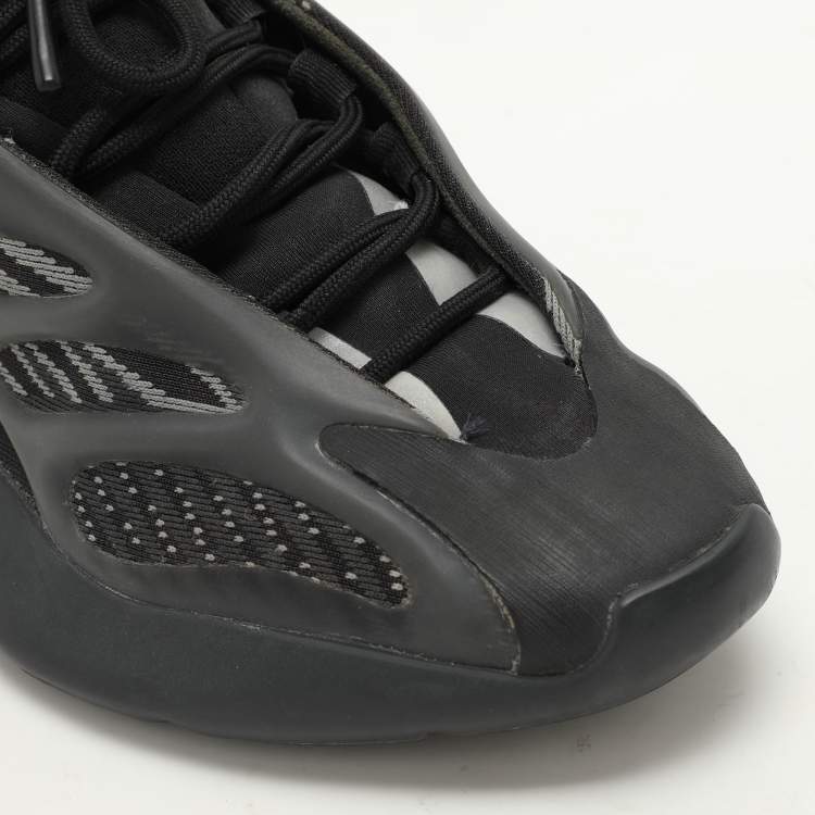 Pre Owned Yeezy x Adidas Black Mesh and Polyurethane Yeezy 700 V3 "Alvah" Low Top Sneakers Size 38