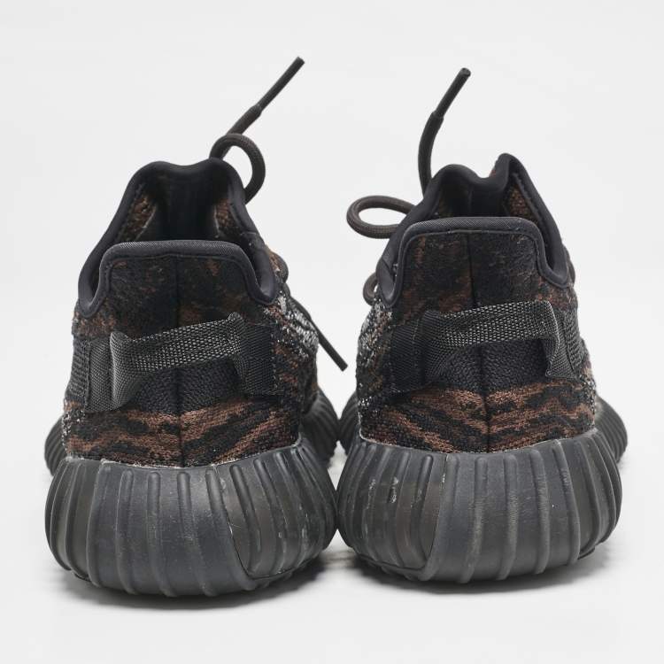 Pre Owned Yeezy x Adidas Multicolor Knit Fabric Boost 350 V2 Mx Sneakers Size 38 2/3