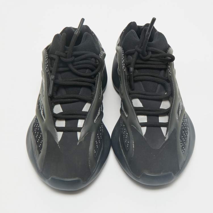 Pre Owned Yeezy x Adidas Black Knit Fabric 700 V3 Alvah Sneakers Size 36 2/3