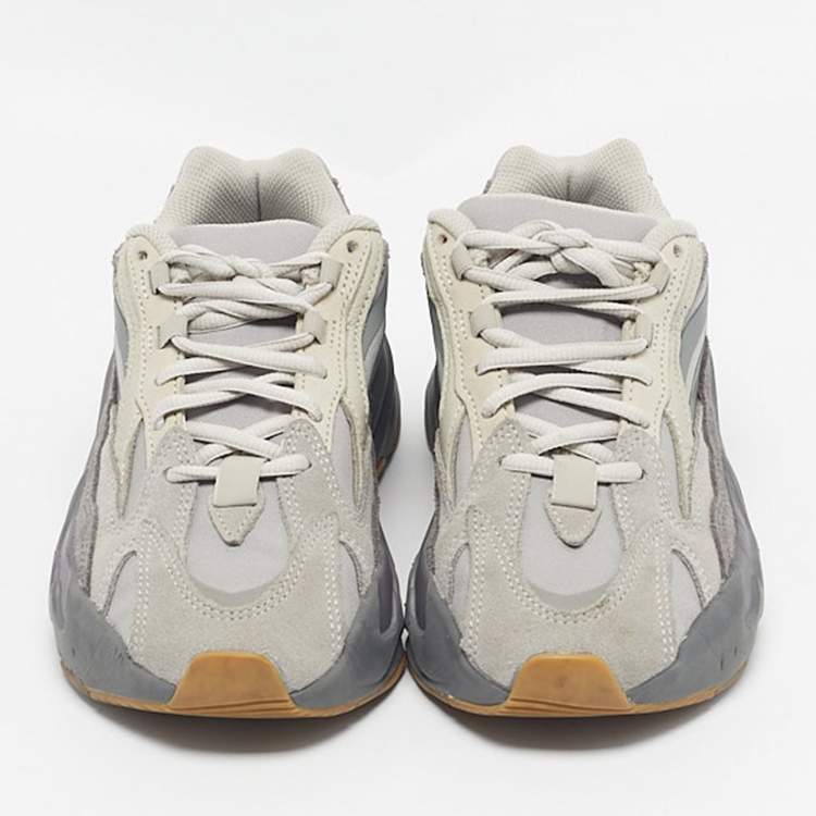 Pre Owned Yeezy x Adidas Grey Suede and Canvas Boost 700 V2 Tephra Sneakers Size 36 2/3