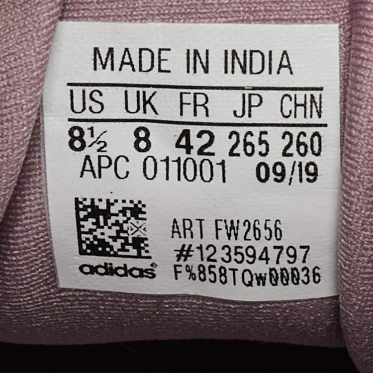 Pre Owned Yeezy x Adidas Purple Mesh and Suede 500 Soft Vision Sneakers Size 42