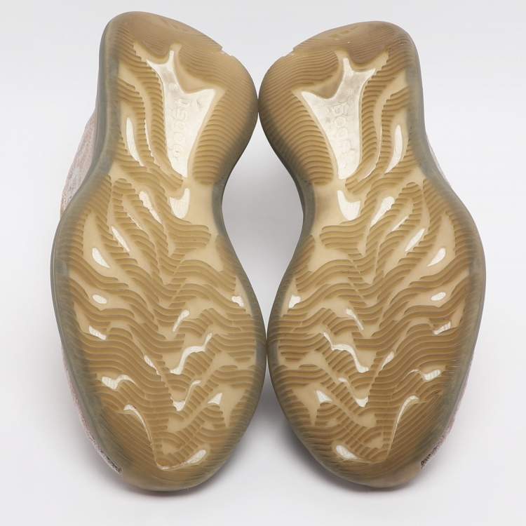 Pre Owned Yeezy x Adidas Boost 380 'Pepper' Size 38 Grey Knit Fabric Low Top Sneakers