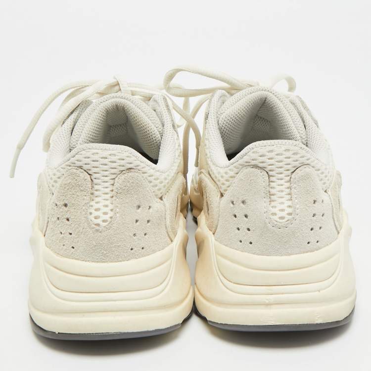 Pre Owned Yeezy x Adidas Yeezy Boost 700 Analog Size 36.5 Grey Mesh and Suede Low Top Sneakers