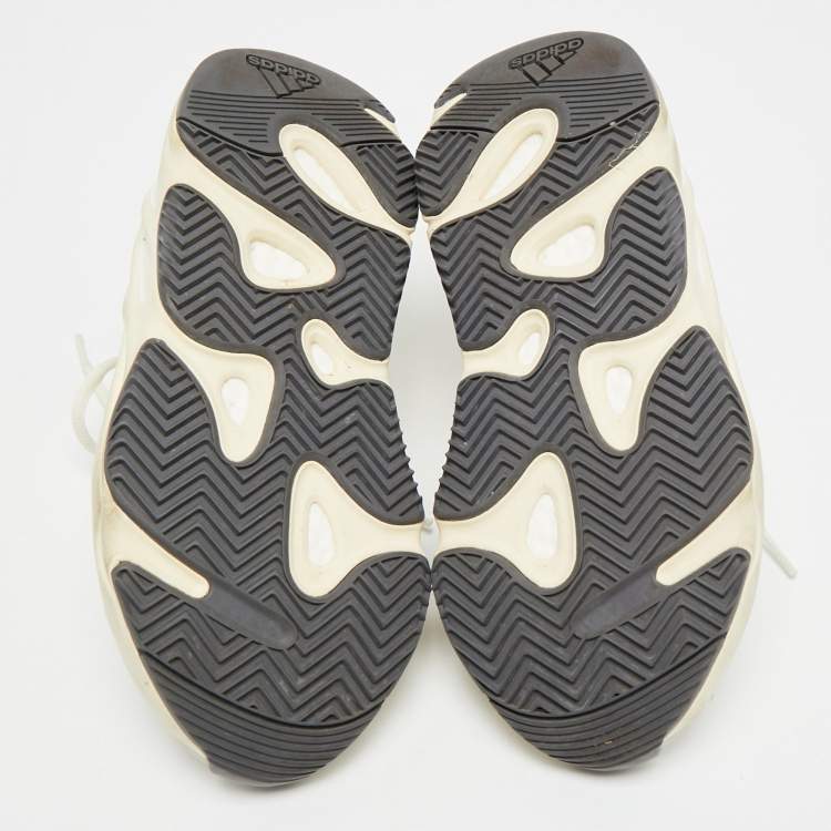 Pre Owned Yeezy x Adidas Yeezy Boost 700 Analog Size 36.5 Grey Mesh and Suede Low Top Sneakers