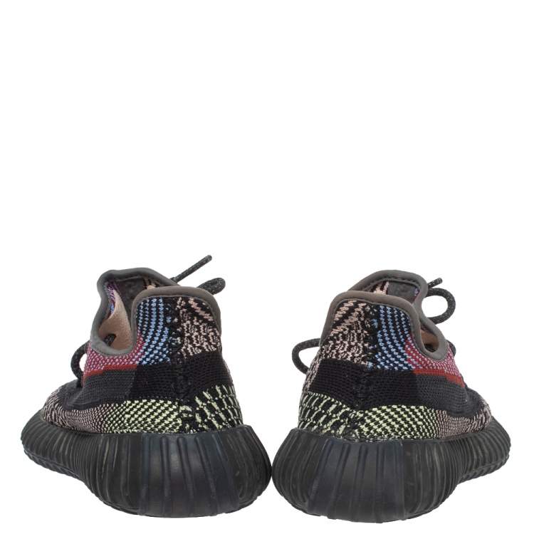 Pre Owned Yeezy x Adidas Multicolor Yecheil Cotton Knit Boost 350 V2 Sneakers Size 36.5