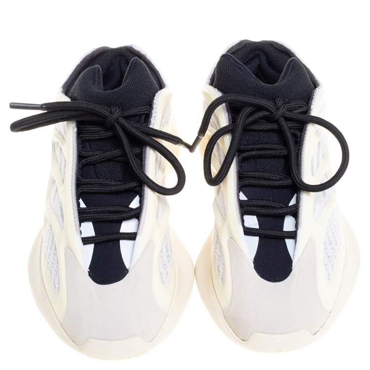 Pre Owned Yeezy x adidas Cream  Mesh, Nylon and Rubber 700 V3 Azael Sneakers Size 37.5