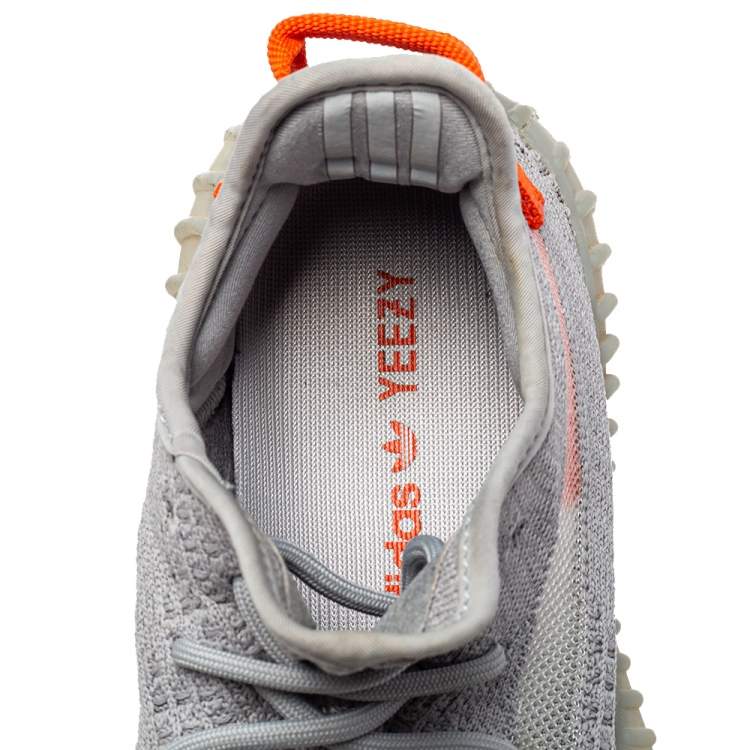 مملوكة مسبقًا Yeezy x Adidas Grey Cotton Knit Boost 350 V2 'Trfrm' Sneaker Size 38